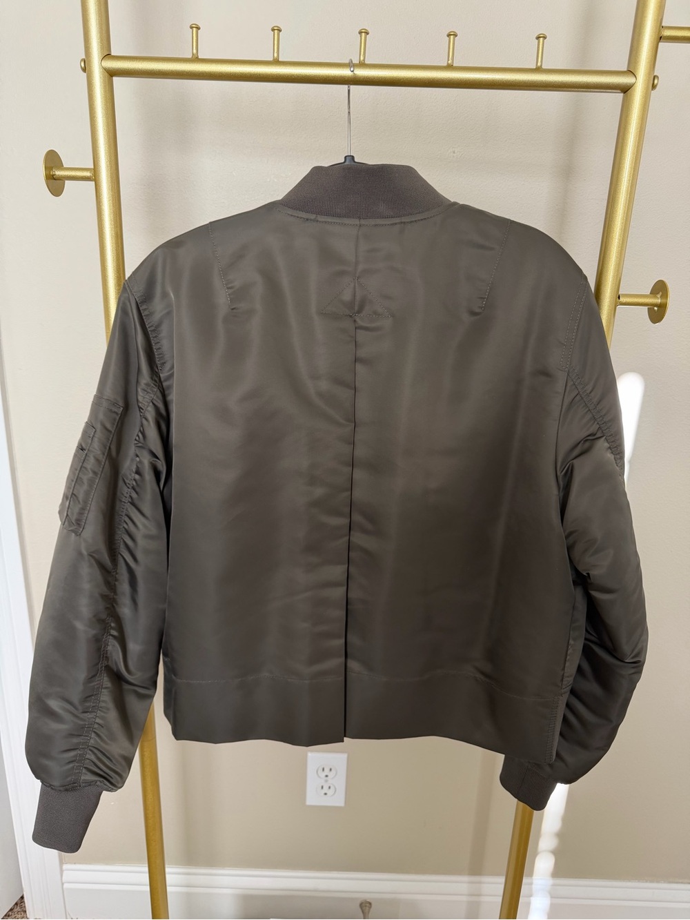ME+EM Women’s Olive Bomber Jacket - ME+EM - Picture 3 of 7